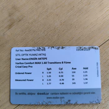Essilor Gözlük Camlarında Sürekli Kaplama Sorunu Ve Destek Eksikliği