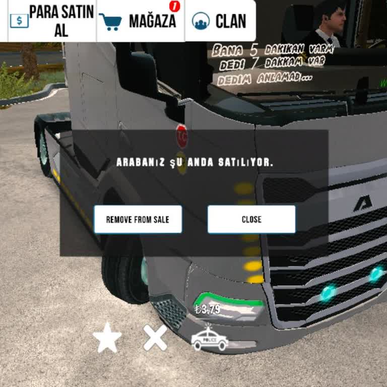 Satışa Koyduğum Tır Oyunda Satılmıyor, Sistemde Sorun Var