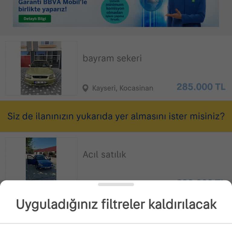 Kayıtlı Aramalardan Çıkarken Sürekli Filtre Uyarısı Sorunu