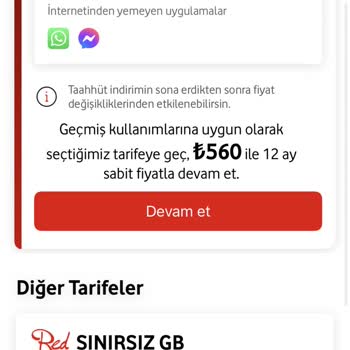 Vodafone Red'den Standart Pakete Geçişte Zorluk Ve Yüksek Fiyat Şikayeti