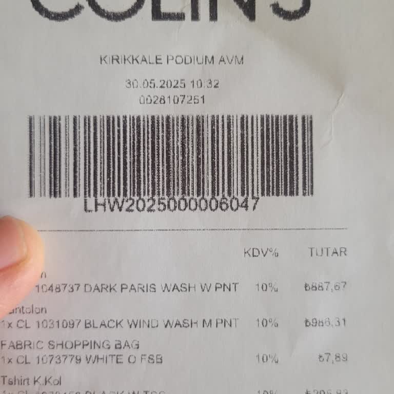 Colin's Mağazası Değişim Talebimi Reddetti, Mağdur Oldum