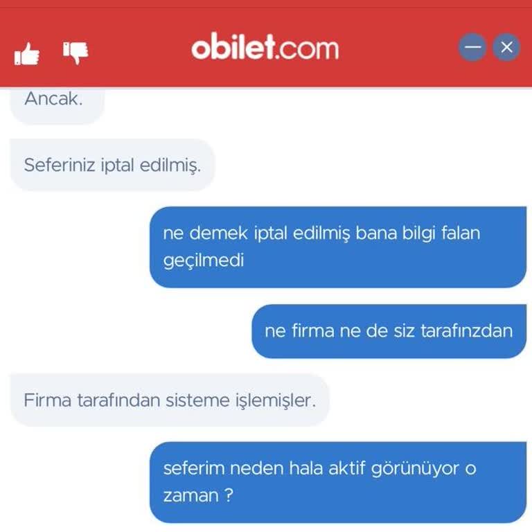 Satın Alınan Otobüs Seferi Sistemde Görünmesine Rağmen Gerçekte Yok