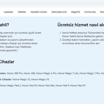 Honor Servis Günlerinde Hizmet Eksikliği Ve İletişim Sorunları