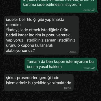 Ayıplı Ürün Ve İade Sürecinde Mağduriyet Yaşadım