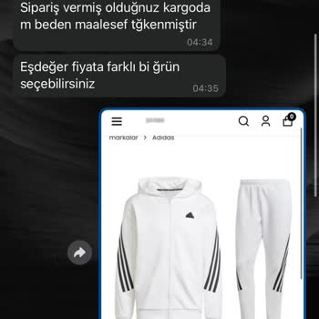 Siparişimde Beden Sorunu Ve İletişimsizlik Yaşadım