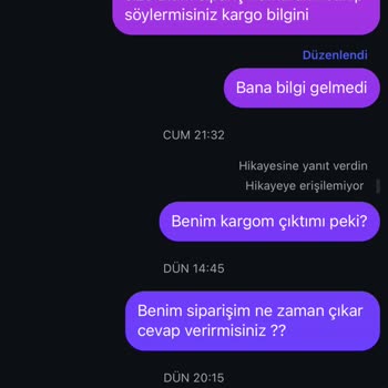 Sipariş Verdim, Ürünlerim Gönderilmedi Ve İletişim Sağlanmıyor