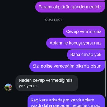 Sipariş Verdim, Ürünlerim Gönderilmedi Ve İletişim Sağlanmıyor