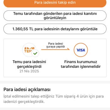 Temu İade Sürecinde Para İadesi Aylardır Yapılmadı