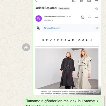 Kevser Studio'dan Sipariş Ve İade Sürecinde Yaşanan Mağduriyet