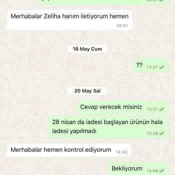 Kevser Studio'dan Sipariş Ve İade Sürecinde Yaşanan Mağduriyet