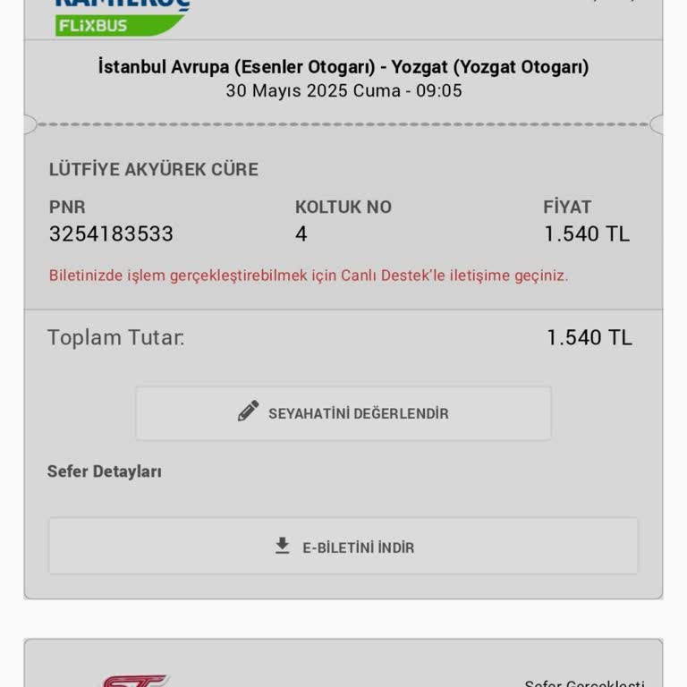 Sefer İptali Hakkında Bilgilendirme Yapılmaması Ve Ücret İadesinin Gecikmesi