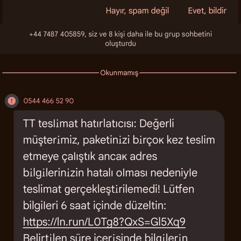 Kişisel Verilerim İzinsiz Kullanıldı Ve Sahte Mesaj Gönderildi