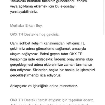 OKX TR'de Para Çekiminde Mağduriyet Ve Belirsizlik