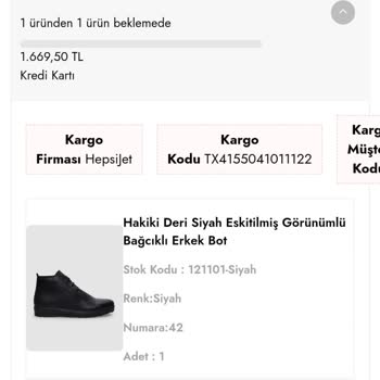 İade Edilen Ayakkabının Ücretini Bir Türlü Alamıyorum