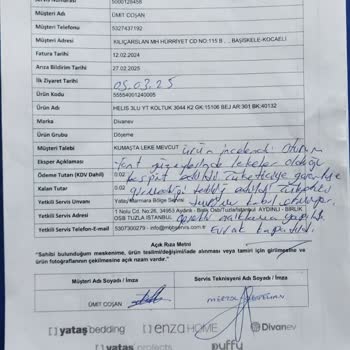 Leke Tutmayan Kumaş Vaadiyle Satılan Koltuklar Leke Tuttu, Mağaza Ve Servis Yardımcı Olmadı