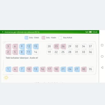 Tekli Koltuk Satın Aldım Beşli Koltukta Yolculuk Yaptım