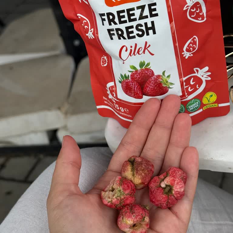 Pols Freeze Fresh Kuru Çilekte Çürük Ve Büzüşük Çilek Sorunu