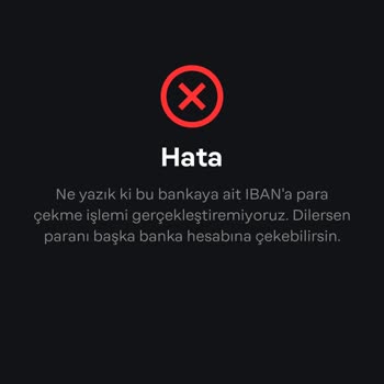 Dün Gönderdiğim Parayı Bugün Transfer Edemiyorum, Sürekli Hata Alıyorum