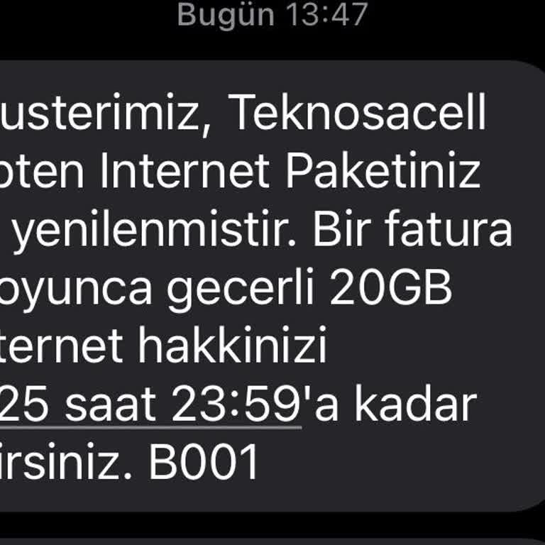 TeknosaCell Paket İptalinde Sürekli Engeller Ve Yavaş İnternet Sitesi