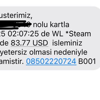 İzinsiz Wl Steam Purchase İşlemiyle Hesabımdan Para Çekildi