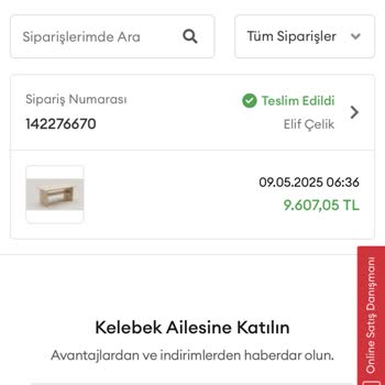 Hasarlı Masa Teslimatı Sonrası Kelebek Mobilyadan Çözüm Alamadım İletişim Çıkmaza Girdi