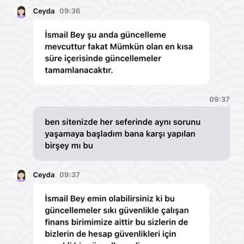 Çekim Talebim Finansal Güncelleme Gerekçesiyle Geciktiriliyor