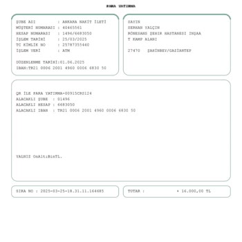 ATM Para Yatırma İşleminde Kaybolan Bin TL Ve İlgisiz Müşteri Hizmetleri