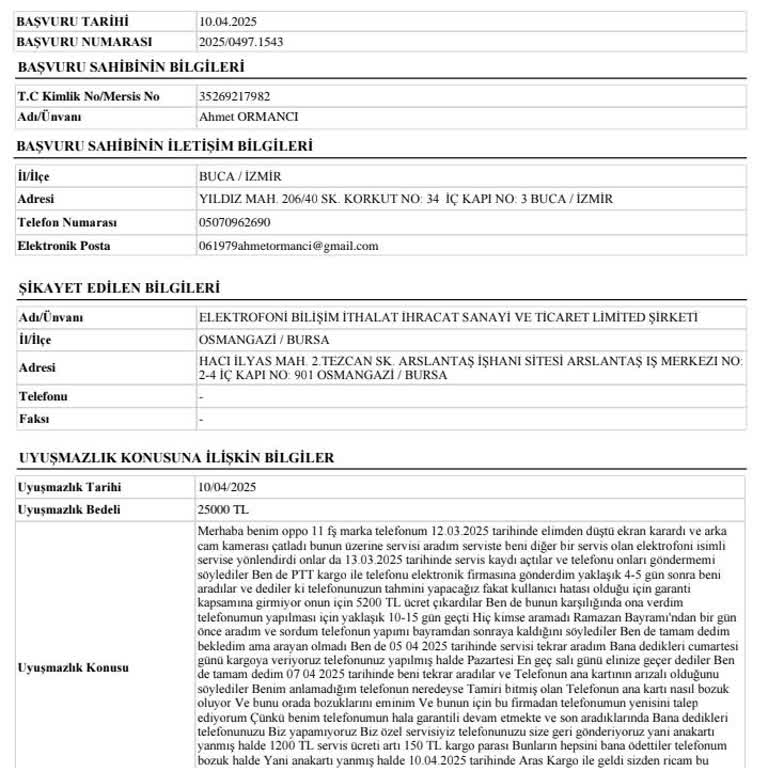 Servislerin İl Dışına Gönderilmesi Mağduriyet Yaratıyor, Çözüm Bekliyorum