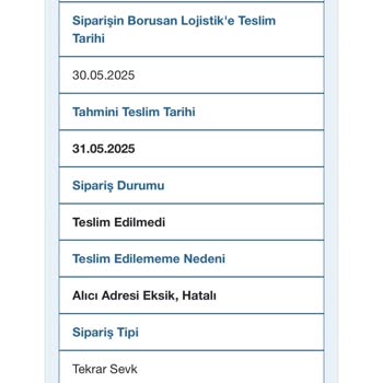 Teslimat Gecikmesi Ve Yanlış Bilgilendirme Mağduriyeti