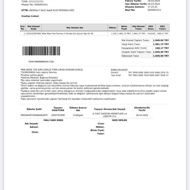 Nike Çocuk Ayakkabısında Sert Taban Ve İlgisiz Müşteri Hizmeti