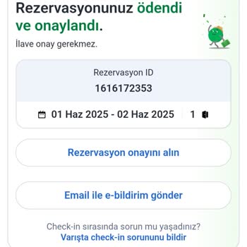 Nidya Hotel (Esenyurt) Paramın İadesini Yapmadı