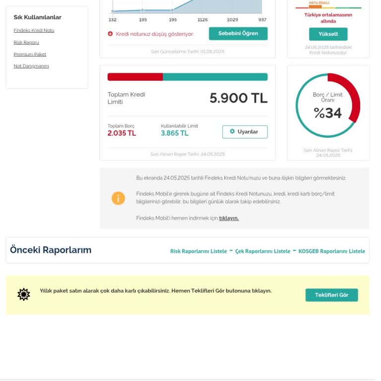 Kredi Kartı Ödemelerine Rağmen Kredi Puanım Düşüyor