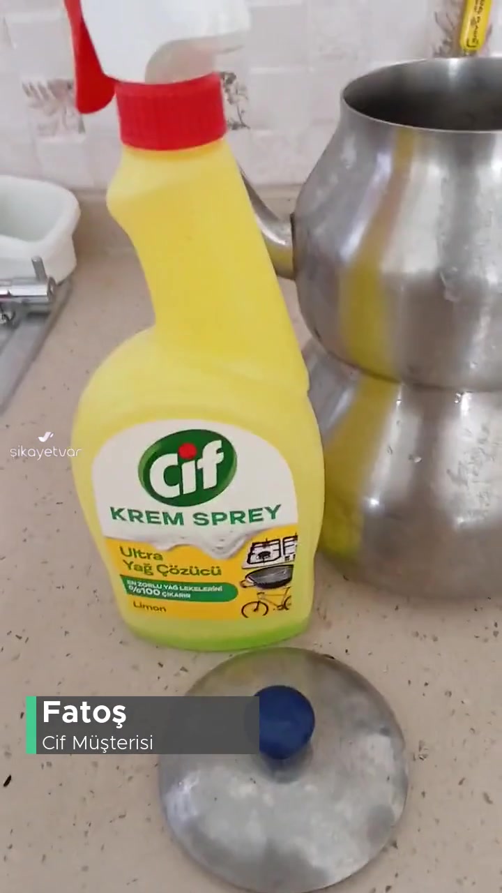 Cif Krem Sprey İle Çaydanlığım Mahvoldu! videonun kapak resmi