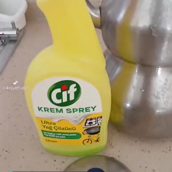 Cif Krem Sprey İle Çaydanlığım Mahvoldu!