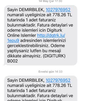 Digiturk Tarafından Yanıltıcı Satış Ve Haksız Fatura Mağduriyeti