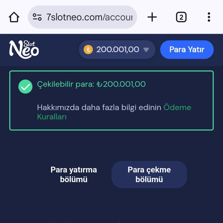 Slotneo Kazanç Çekim Talebim Gerekçesiz Olarak İptal Edildi
