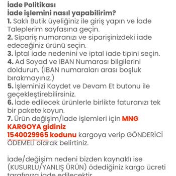 Kusurlu Ve Büyük Gelen Ürünlerin İadesinde Yaşanan Sorunlar Ve İletişim Eksikliği