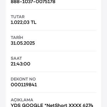 Kullanmadığım Uygulama İçin Bilgilendirme Yapılmadan Para Çekildi