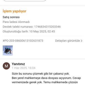 İptal Edilen Siparişin İadesi İki Aydır Yapılmadı