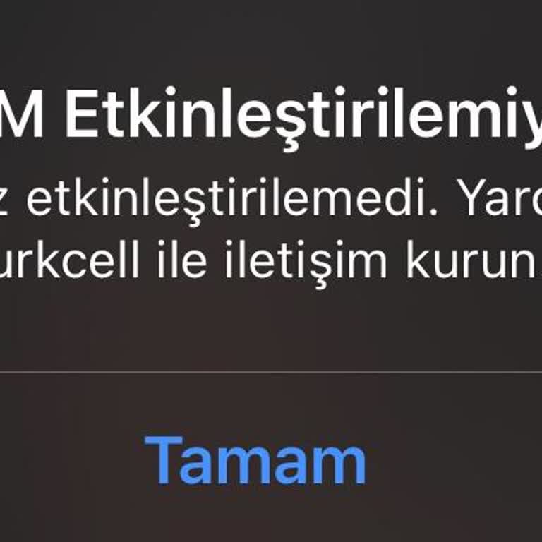 E-Sim Aktivasyonunda Yaşanan Sorun Ve Yetersiz Müşteri Hizmeti