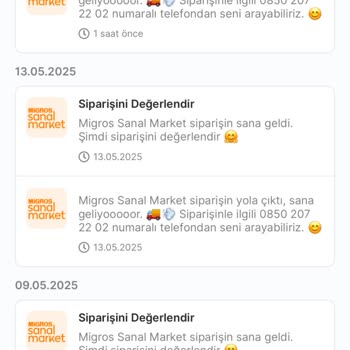 Migros Siparişim Teslim Edilmeden İptal Edildi Mağdur Edildim