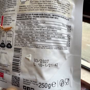 Duru Sebzeli Bulgur Pilavı Son Kullanma Tarihi Geçmeden Küflendi