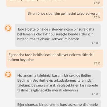 Sipariş Gecikmesi Hem Zamanımızı Hem Moralimizi Bozdu