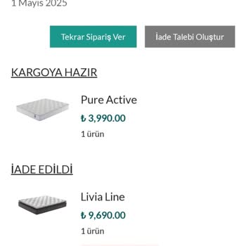 Konfor Yatak Siparişim Eksik Ve Teslimat Süresi Belirsiz