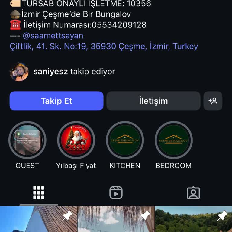 Çeşme35 Bungalov Yanıltması