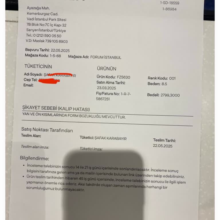 Nike Ayakkabıda Kalıp Hatası Nedeniyle Uyuşma Ve Su Toplama Sorunu