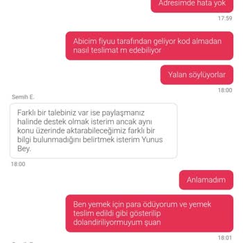 Yemek Sepeti Siparişim Teslim Edilmeden Teslim Edildi Görünüyor