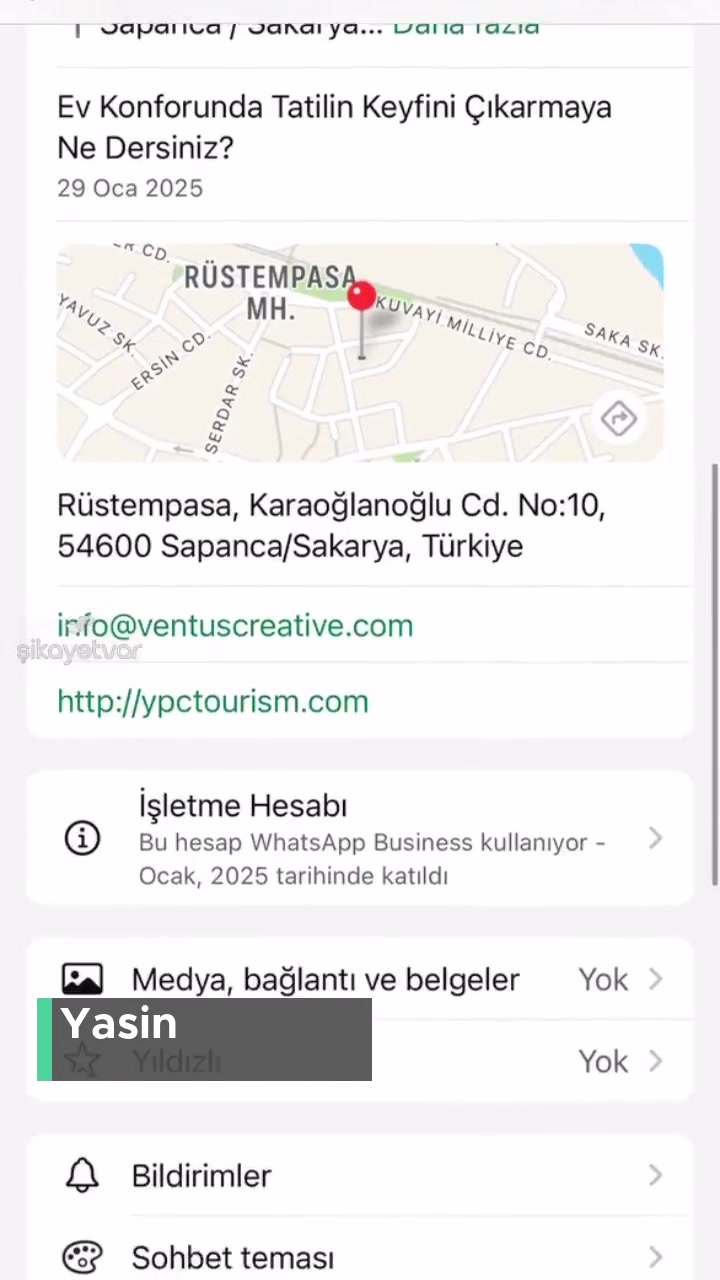 Ventus Creative Travel Sapanca Şikayet! videonun kapak resmi