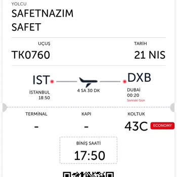 THY Uygulamasında İki İsimli Pasaport Sorununa Çözüm Bekliyorum