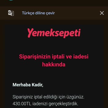 Bir Saat Bekledim Siparişim İptal Edildi Muhatap Bulamıyorum